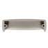 Amerock Kane 3 3/4" (96mm) Ctr Drawer Cup Pull Satin Nickel BP53801G10