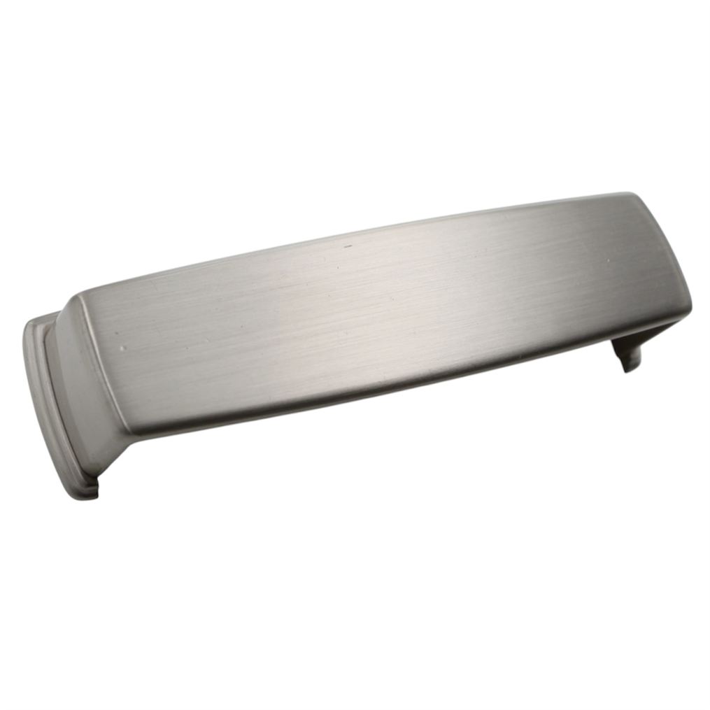 Amerock Kane 3 3/4" (96mm) Ctr Drawer Cup Pull Satin Nickel BP53801G10