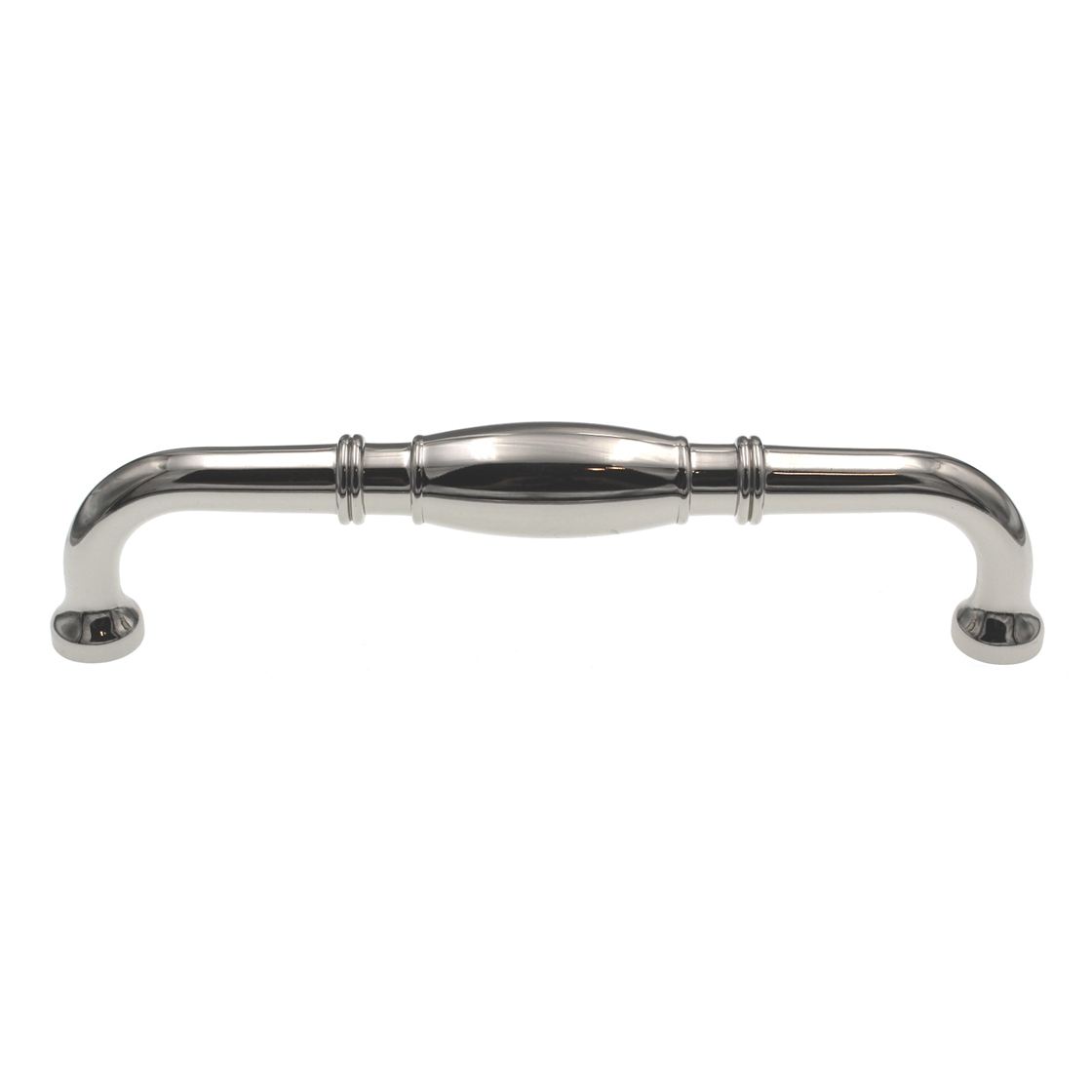 Amerock Granby 6 5/16" (160mm) Ctr Cabinet Arch Pull Polished Nickel BP55245PN
