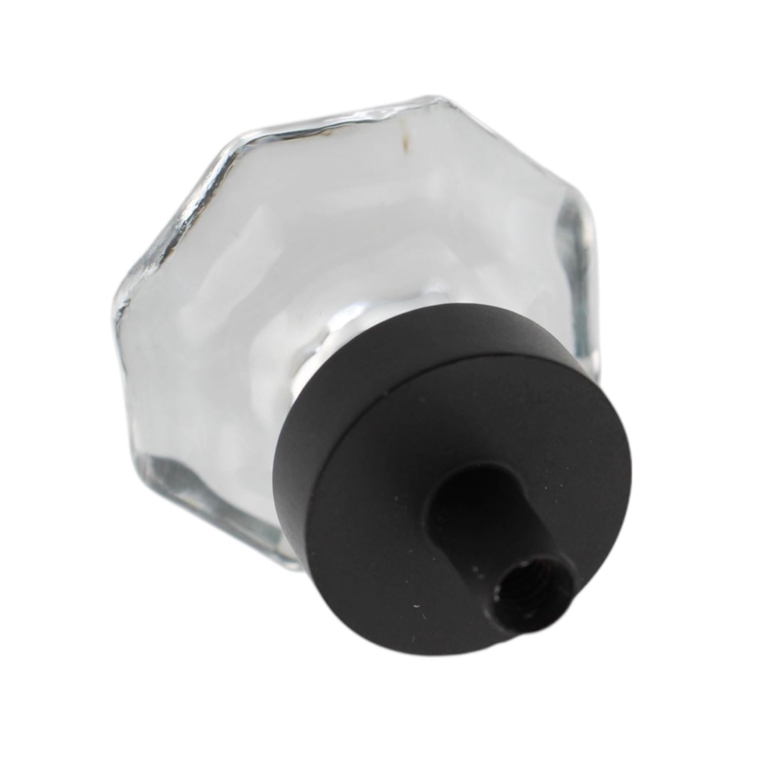 Amerock 1 5/16" Octagon Cabinet Knob Clear Black Bronze BP55268CBBR