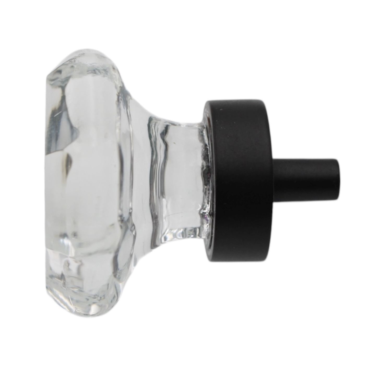 Amerock 1 5/16" Octagon Cabinet Knob Clear Black Bronze BP55268CBBR