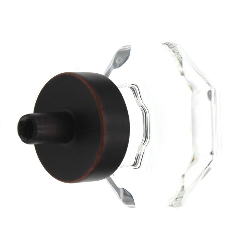 Amerock 1 5/16" Octagon Cabinet Knob Clear Oil-Rubbed Bronze BP55268CORB