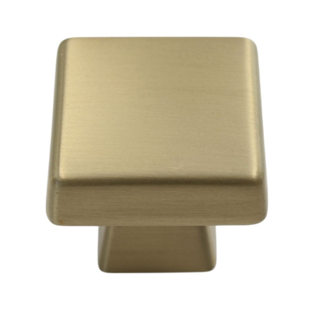 Amerock Blackrock Golden Champagne 1 3/16" Square Cabinet Knob BP55271BBZ