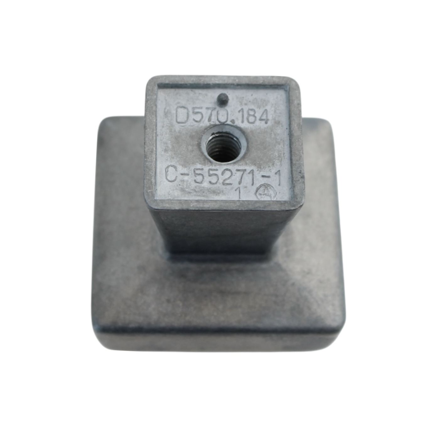 Amerock Blackrock Square Satin Nickel 1-1/8" Cabinet Knob Pull BP55271-G10