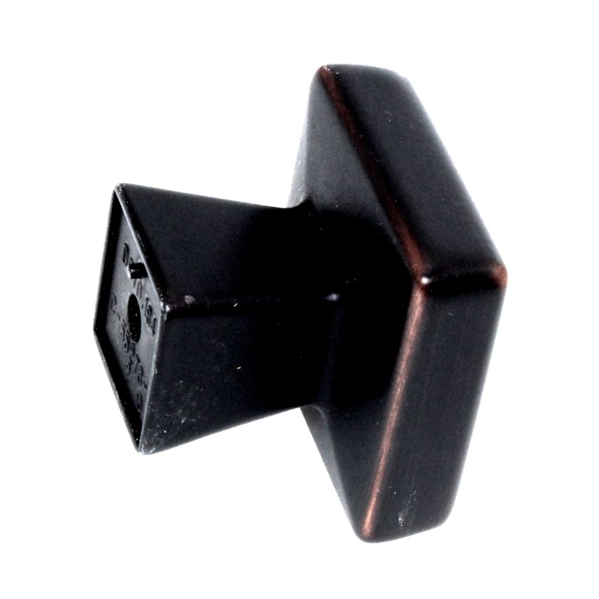 Amerock Blackrock 1 1/2" Square Cabinet Knob Oil-Rubbed Bronze BP55273ORB
