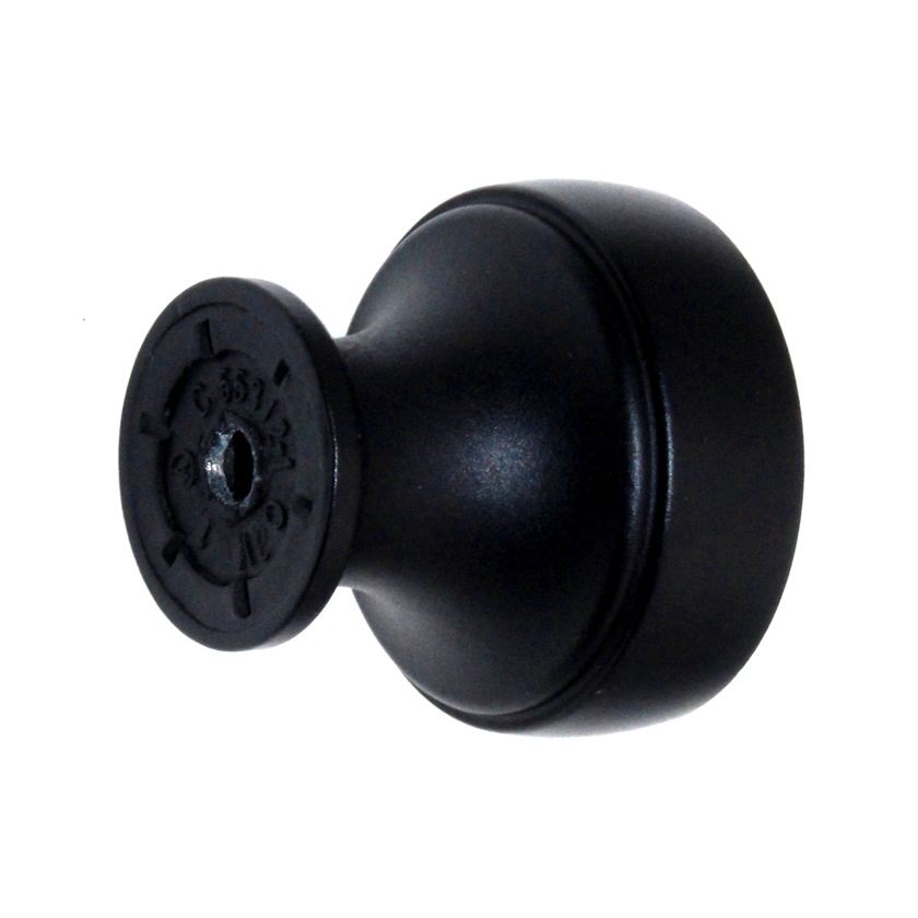 Amerock Highland Ridge 1 3/16" Round Cabinet Knob Black Bronze BP55312BBR