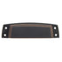 Amerock Highland Ridge Dark Oiled Bronze 3 1/2" Ctr. Drawer Cup Pull BP55318-DOB