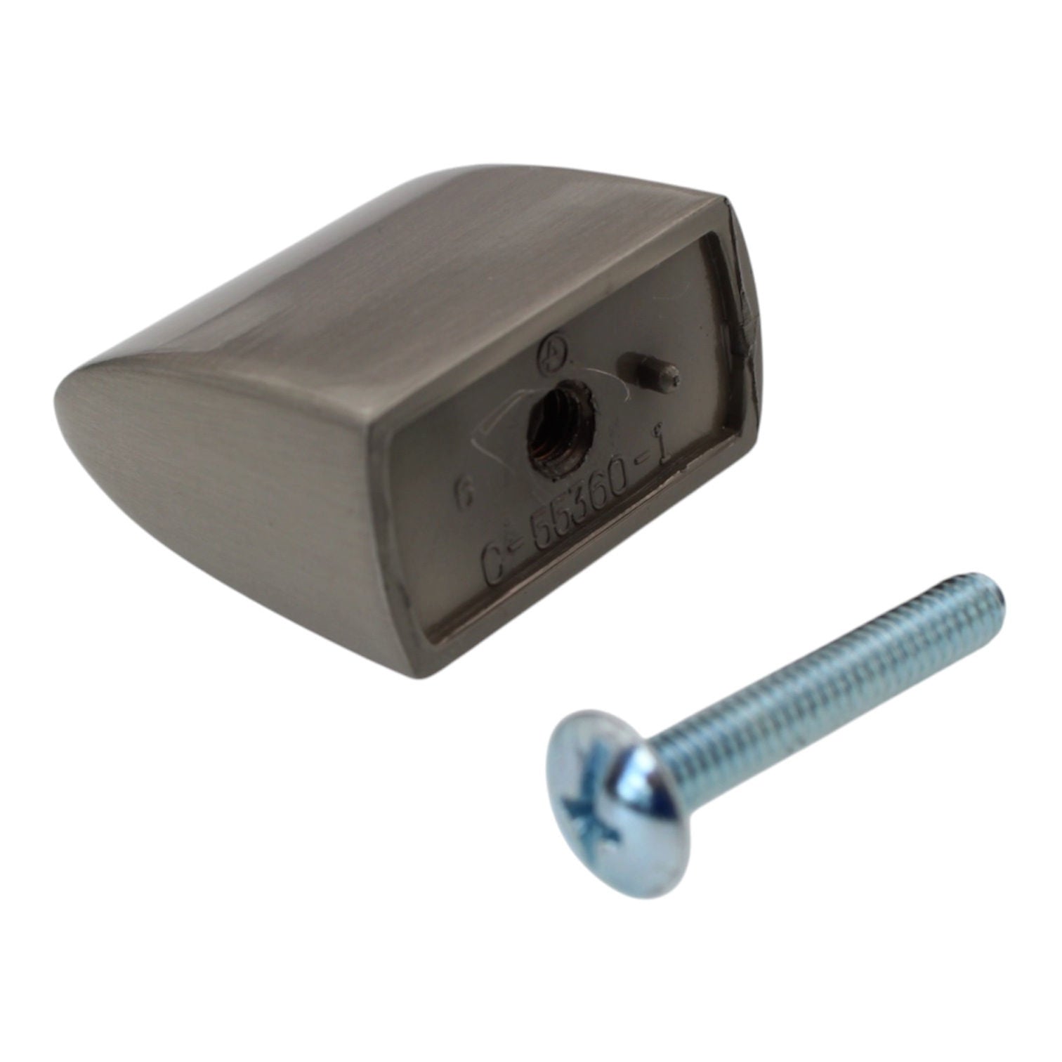 Amerock Riva Satin Nickel 1 1/8" Cabinet Knob BP55360G10
