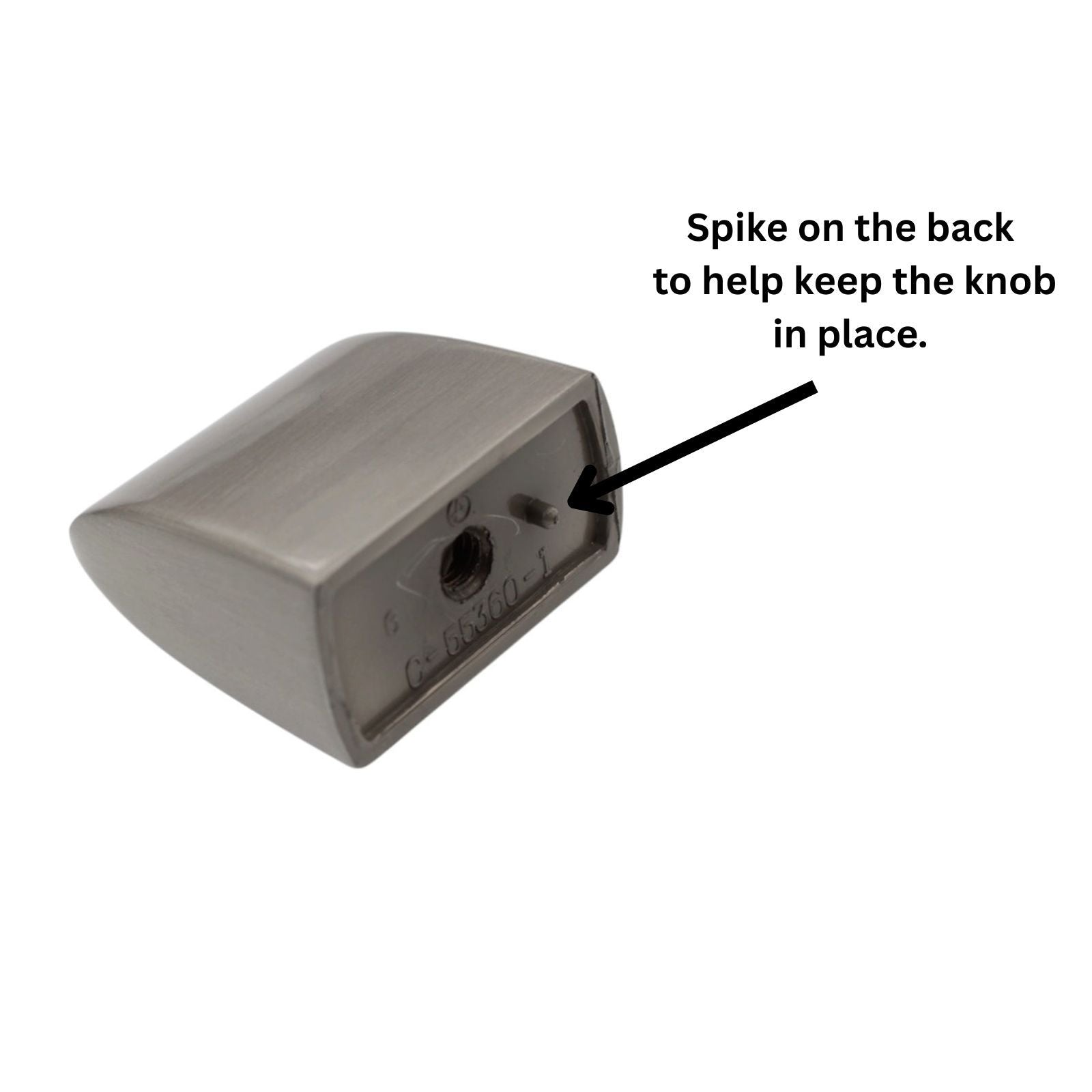 Amerock Riva Satin Nickel 1 1/8" Cabinet Knob BP55360G10
