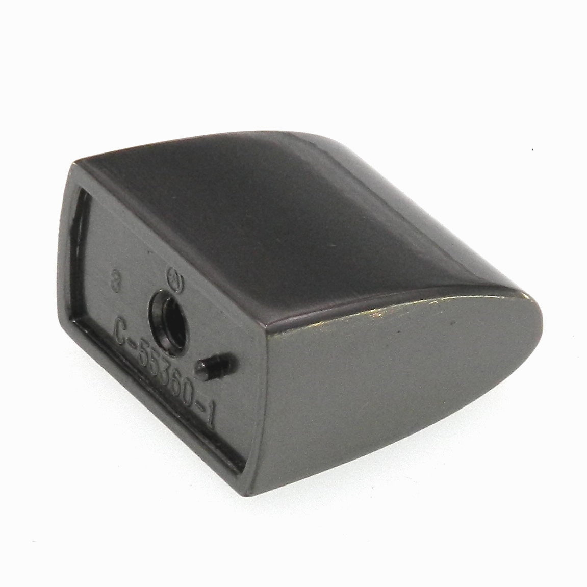10 Pack Amerock Riva 1 1/8" Finger Pull Furniture Knob Graphite BP55360-GPH