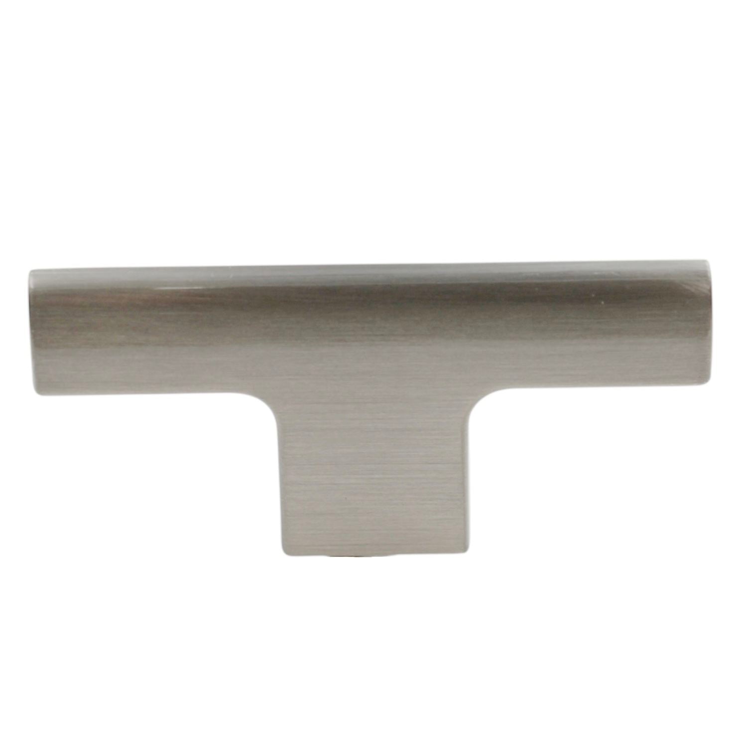 Amerock Riva Satin Nickel 2 1/2" T-Bar Smooth Cabinet Knob BP55361-G10