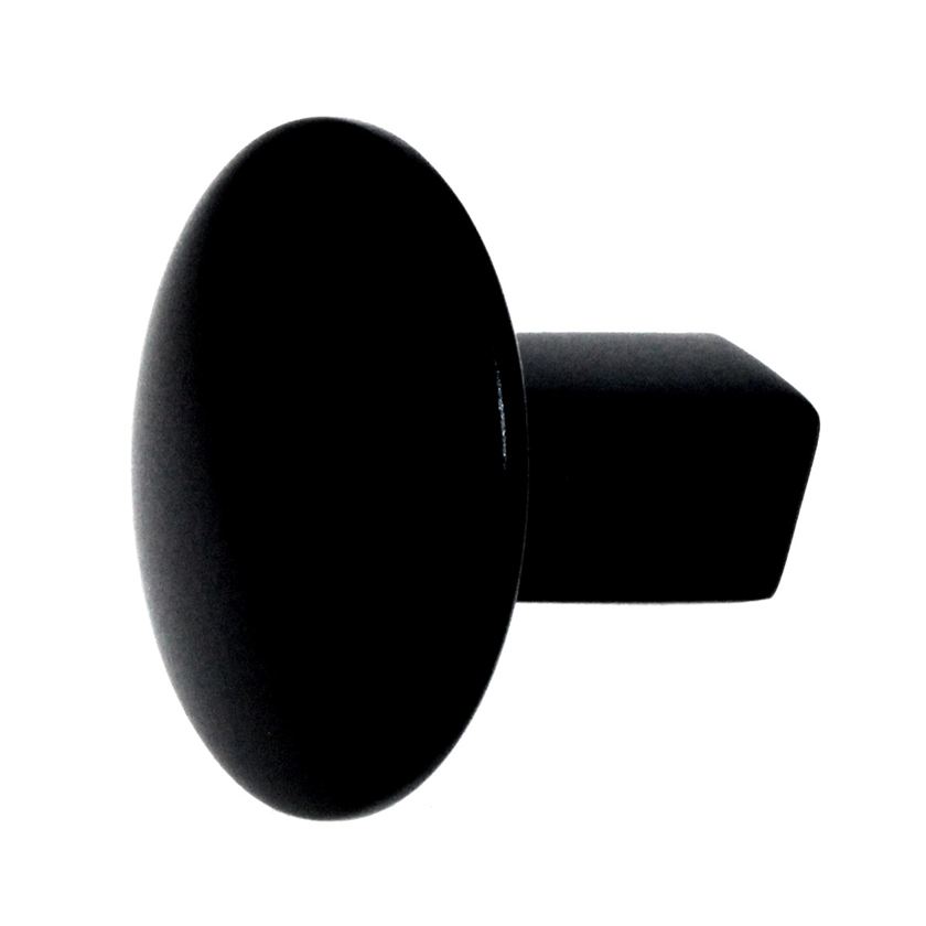 Amerock Riva 1 1/4" Round Cabinet Knob Matte Black BP55362MB
