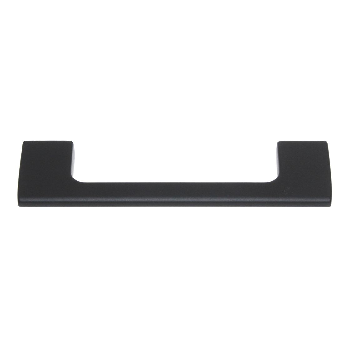 Amerock Riva 3 3/4" (96mm) Ctr Cabinet Arch Pull Matte Black BP55365MB