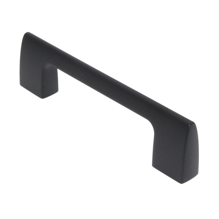 Amerock Riva 3 3/4" (96mm) Ctr Cabinet Arch Pull Matte Black BP55365MB