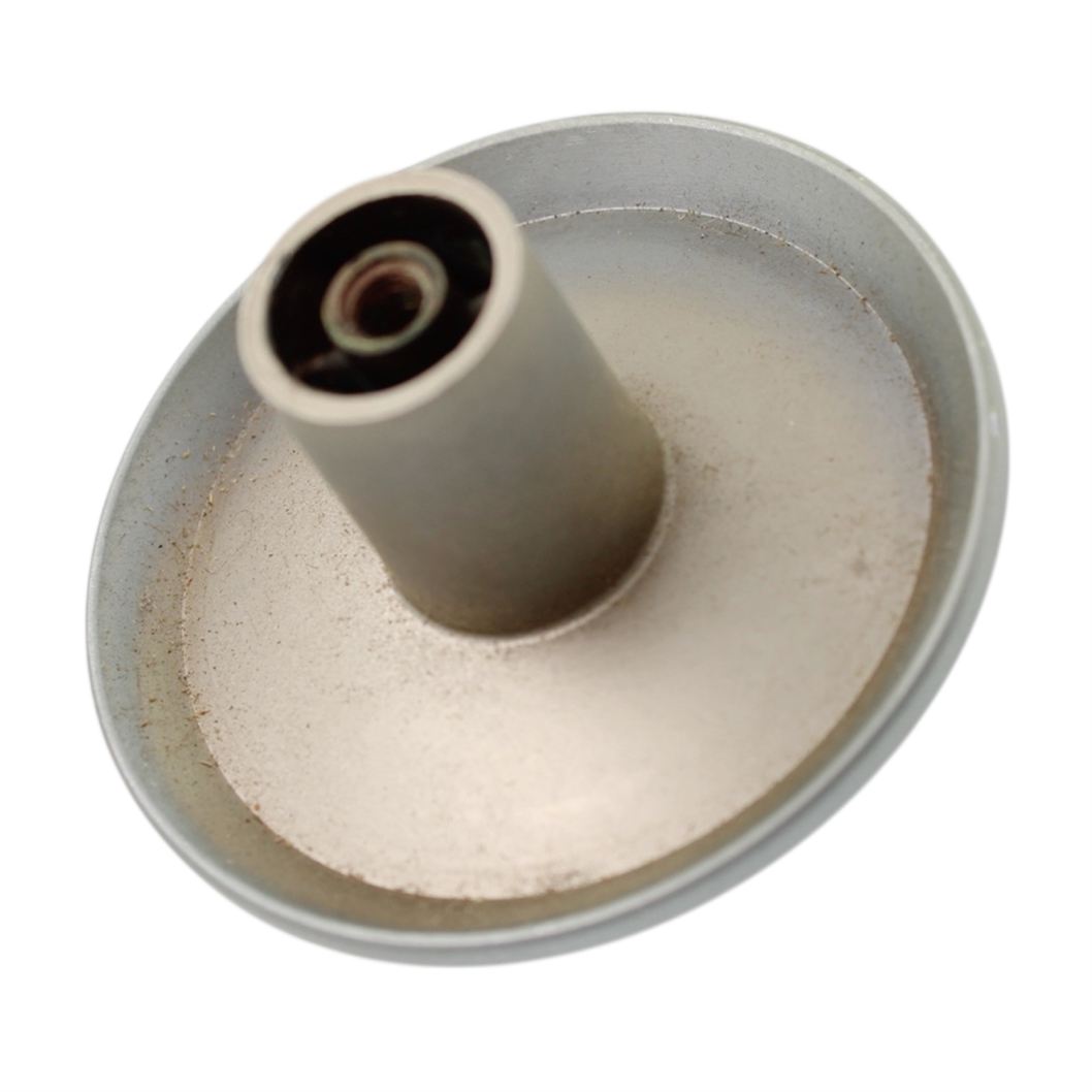 Vintage Amerock Mid-Century Modern Brushed Chrome 2" Cabinet Knob BP554-26D