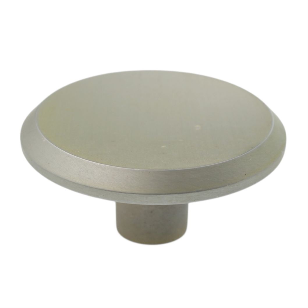 Vintage Amerock Mid-Century Modern Brushed Chrome 2" Cabinet Knob BP554-26D