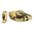 Amerock BP7045-3 Bright Brass Steel Window Cam Sash Lock