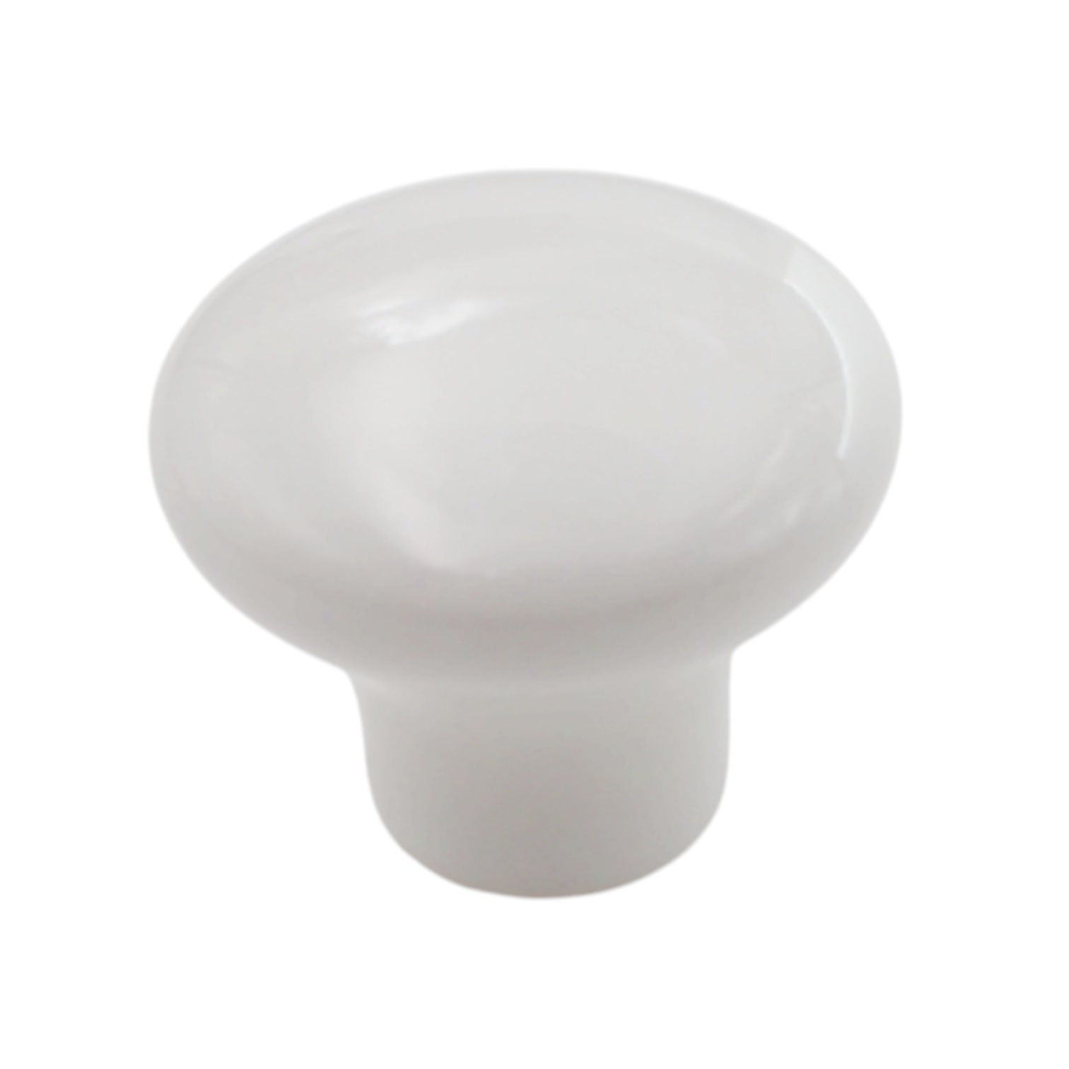 Amerock Ceramics 1" White Round Cabinet Porcelain Knob BP70634-30
