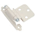 Pair of Amerock BP7128-A Self-Close 3/8" Inset Face Mount Almond Cabinet Hinges
