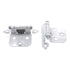 Pair of White Self-Closing Overlay Face Mount Cabinet Hinges Amerock BP7139-W