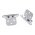 Pair of White Self-Closing Overlay Face Mount Cabinet Hinges Amerock BP7139-W