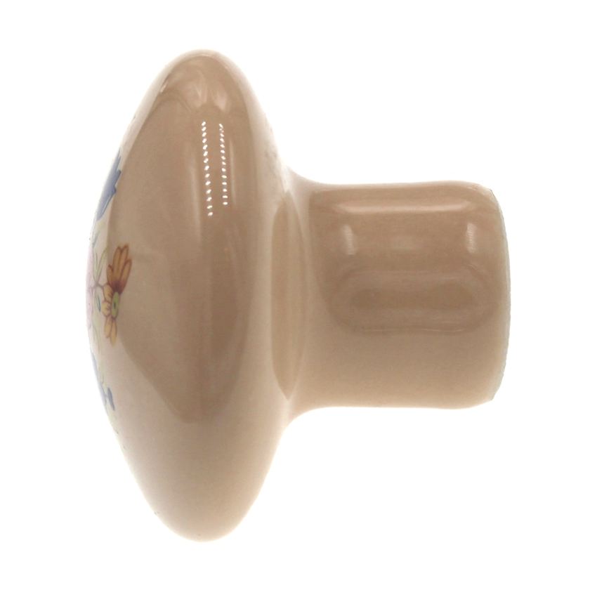 Amerock BP72002-FAM Almond, Floral Design 1 3/8" Mushroom Cabinet Knob Pulls