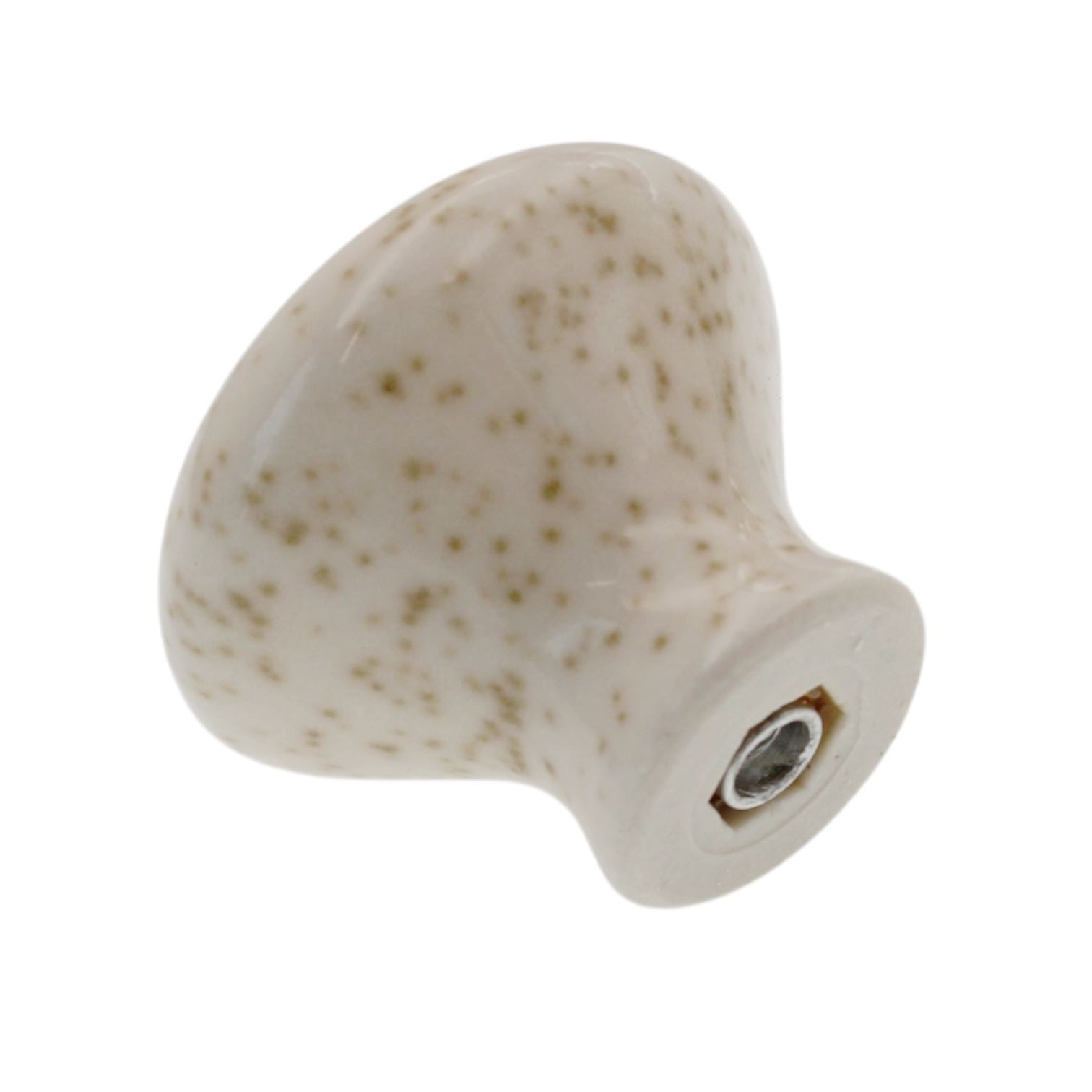 Amerock Ceramics 1 5/16" Oatmeal Porcelain Mushroom Cabinet Knob Pull BP725-OM
