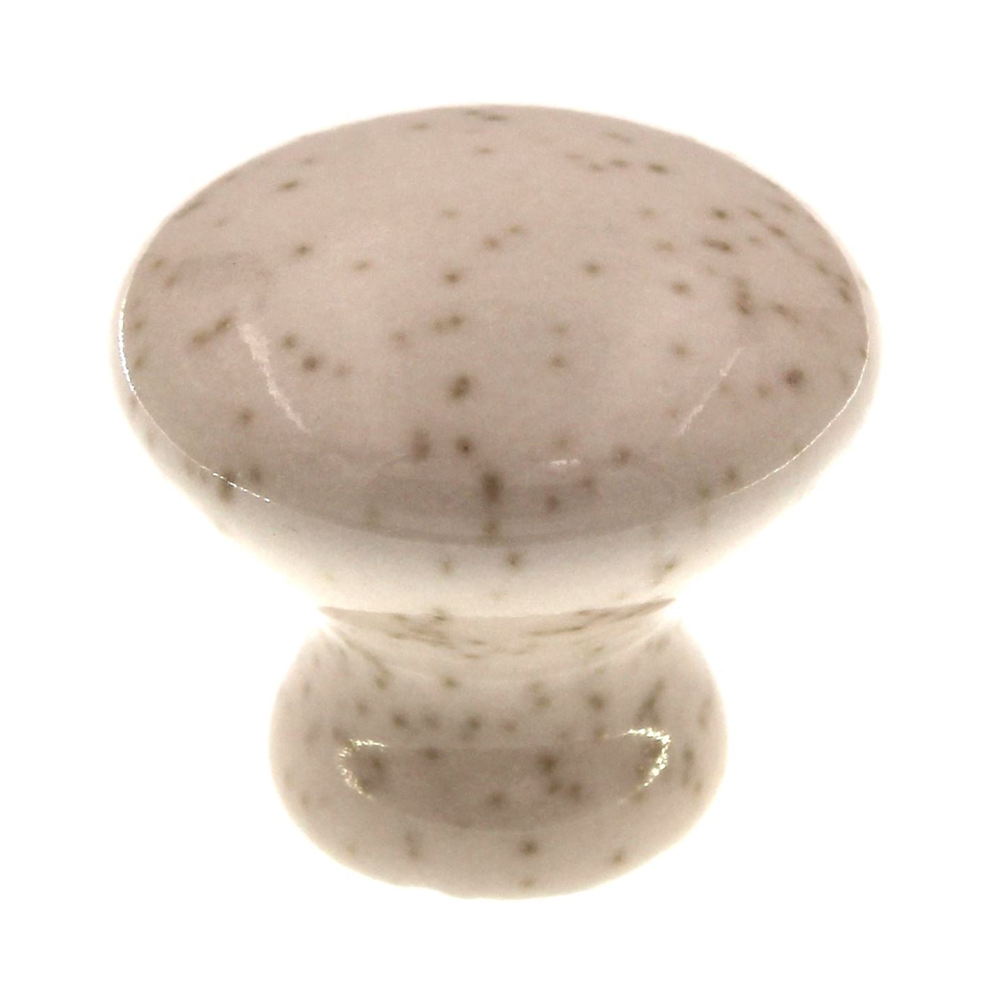 Amerock Ceramics 1 5/16" Oatmeal Porcelain Mushroom Cabinet Knob Pull BP725-OM
