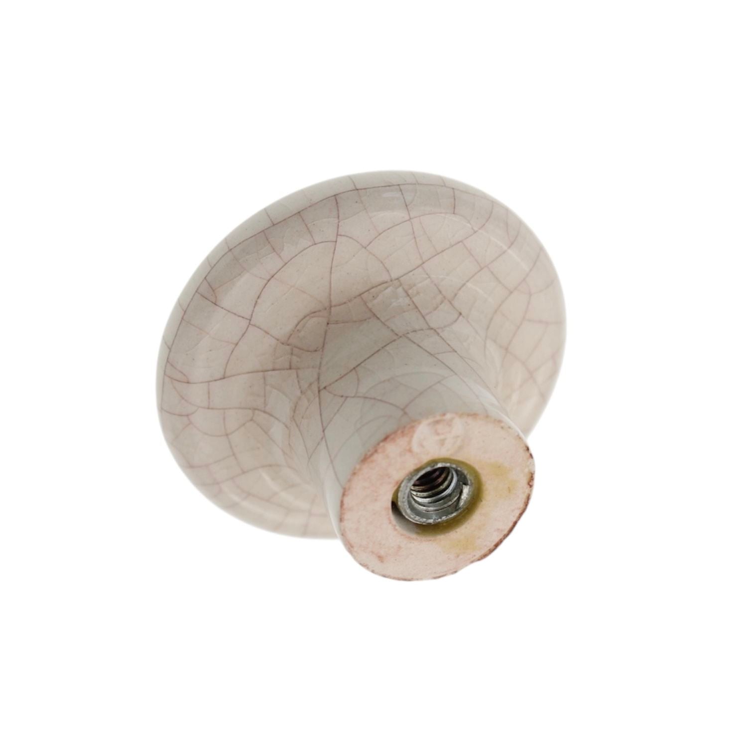 Amerock Hardware BP725A-CR Distressed Crackle Almond 1 3/8" Ceramic Knob Pulls