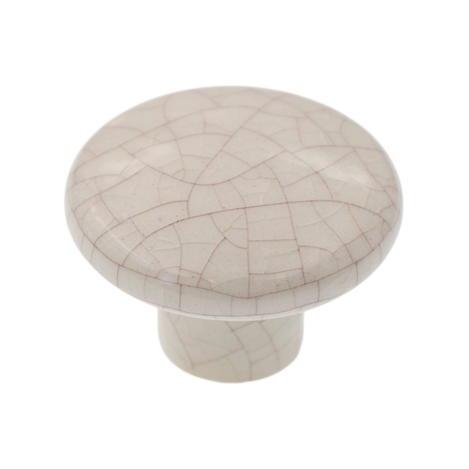 Amerock Hardware BP725A-CR Distressed Crackle Almond 1 3/8" Ceramic Knob Pulls