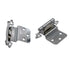 Pair Amerock 3/8" Inset Hinges Self-Closing Polished Chrome BP7328-26