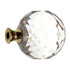 Amerock Traditional Classics Crystal 1 9/16" Round Cabinet Pull Knob BP734CS
