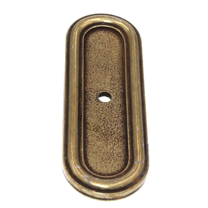 Amerock Burnished Brass 3 1/4" Cabinet Knob Pull Backplate BP747-BB