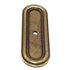 Amerock Burnished Brass 3 1/4" Cabinet Knob Pull Backplate BP747-BB