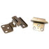 Amerock Burnished Brass Full Wrap Hinges 3/8" Inset Self-Closing BP7527-BB