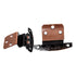 Pair of Amerock Antique Copper 3/8" Inset Hinges Non Self-Closing BP7528-AC