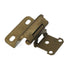 Amerock BP7550-BB - Bisagras superpuestas de 1/2" con cierre automático, 1 par