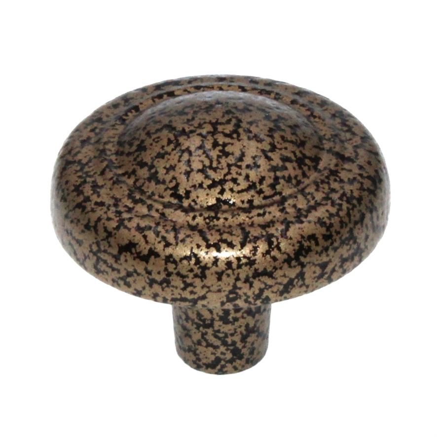 Amerock BP76202-HBZ Hammered Bronze 1 1/4" Cabinet Knob Pulls Rustic Finishes