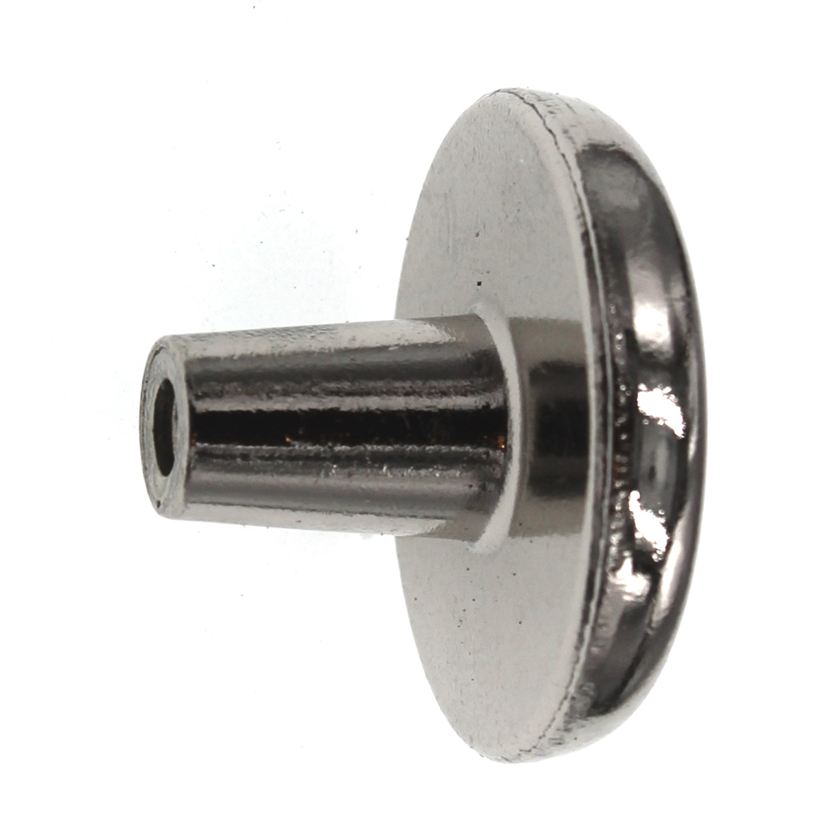 Amerock BP76244-26W Polished Chrome 1 1/4" Cabinet Knob with White Center