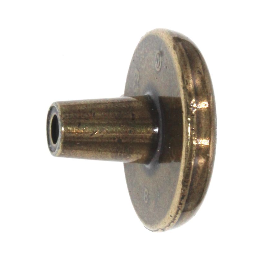 Amerock Allison Antique Brass Light Almond Center 1 1/4" Cabinet Knob BP76244-AB