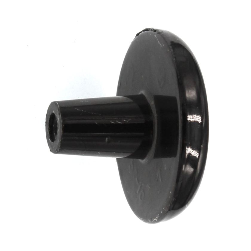 Amerock BP76244-BNW Black Nickel 1 1/4" Cabinet Knob with White Ceramic Center