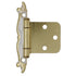 Pair Amerock Provincial Machine Ivory Gold Variable Overlay Hinges BP7729-MW