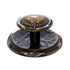 Amerock Carriage House BP778-AE Antique Brass Cabinet Knob and 2" Backplate
