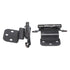 Pair of Amerock BP7928-ORB Self-Closing Face Mount 3/8" Inset Bronze Hinges