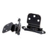 Pair of Amerock BP7928-ORB Self-Closing Face Mount 3/8" Inset Bronze Hinges