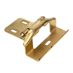 Pair Amerock Polished Brass Full Wrap Hinges 1/2" Overlay Bullet Tip BP79637-3