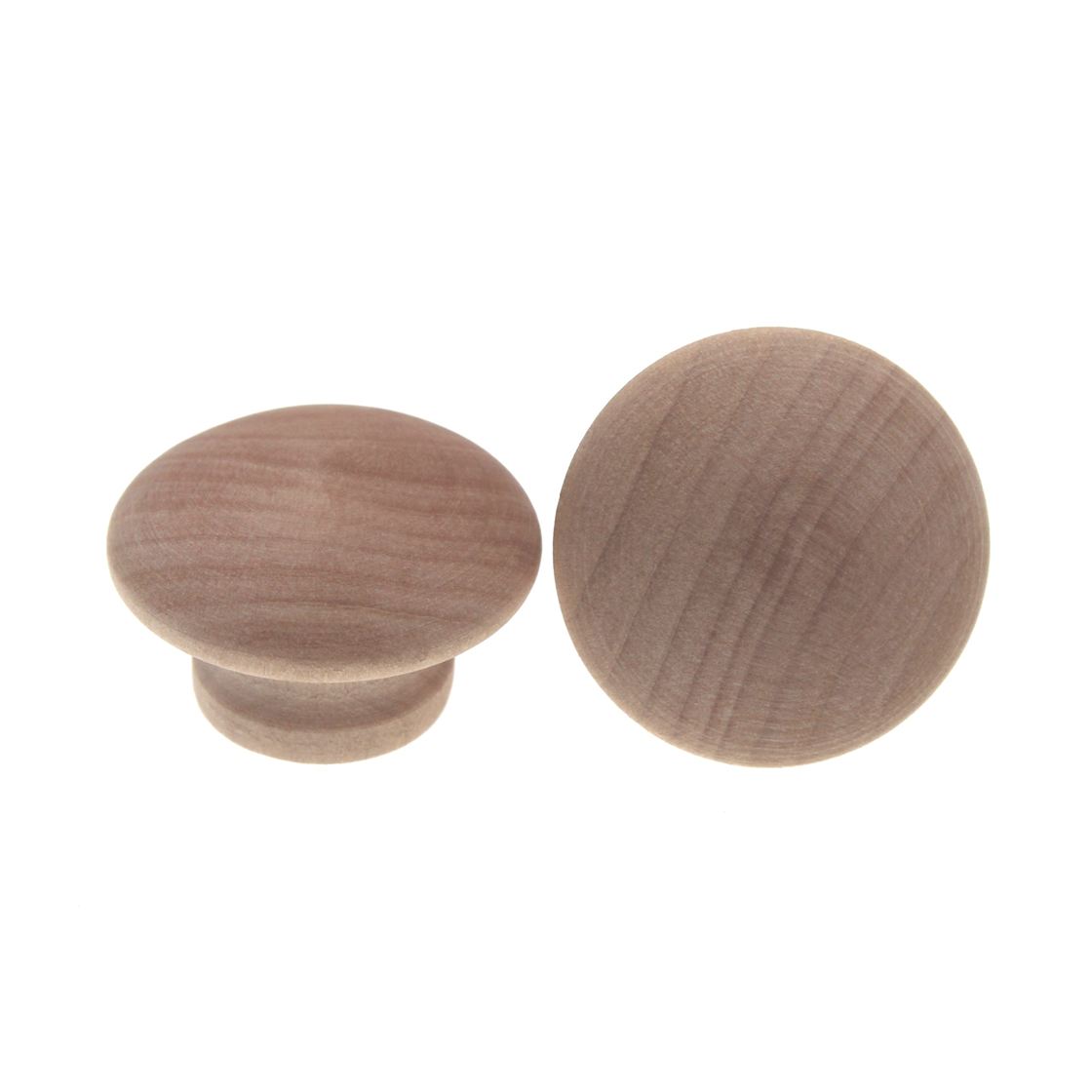 Amerock Allison Pair (2 Pack) 1 1/2" Birch Wood Round Cabinet Knob BP813-WD