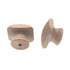 Pair of Amerock Wood Finishes 1 1/4" Unfinished Wood Square Cabinet Birch Knob BP816-WD