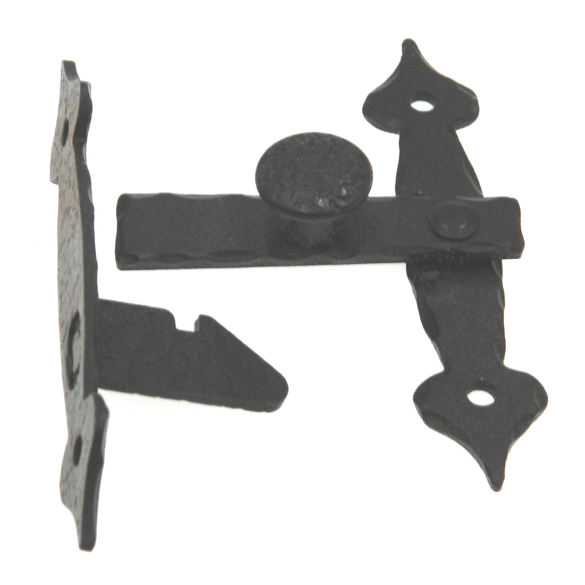 Amerock Colonial Black Cabinet Door Bar Latch For 3/8" Offset Doors BP8574-CB