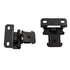 Pair Amerock Single Demountable Hinges 1/4" Overlay Oil-Rubbed Bronze BPR8715ORB